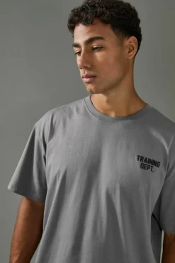 Discount boohooMAN Man Active Training Dept Oversized T-shirt charcoal