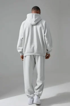 Cheap boohooMAN Man Active Training Dept Oversized Embossed Jogger light grey