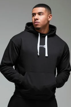 Best boohooMAN Man Active X OG Gym Oversized Hoodie black
