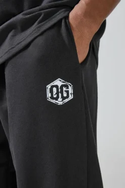 Flash Sale boohooMAN Man Active X Og Gym Oversized Jogger black