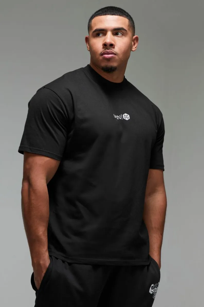 Best boohooMAN Man Active X OG Gym Oversized T-shirt black