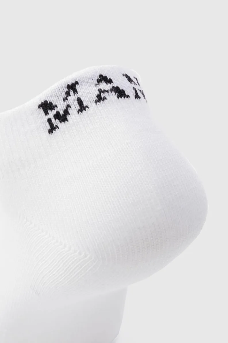 Best boohooMAN MAN Dash 7 Pack Trainer Socks white
