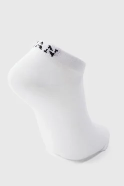 Best boohooMAN MAN Dash 7 Pack Trainer Socks white