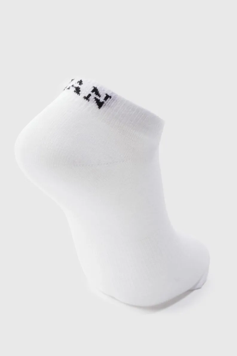 Best boohooMAN MAN Dash 7 Pack Trainer Socks white