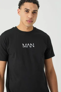 Clearance boohooMAN Man Dash Slim Fit T-shirt black