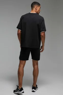 Hot boohooMAN Man Sport Oversized Performance T-shirt black