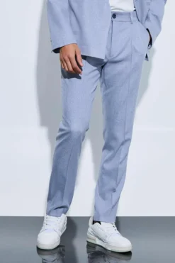 Best Sale boohoo Overlay Detail Slim Fit Suit Set in grey