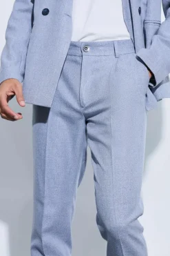 Best Sale boohoo Overlay Detail Slim Fit Suit Set in grey