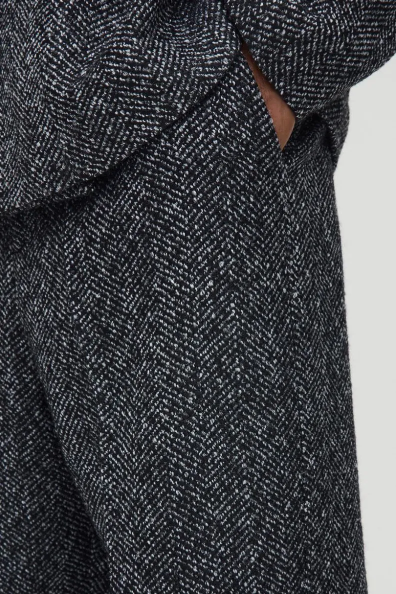 Cheap boohoo Oversized Boucle Boxy Blazer & Trouser Suit black