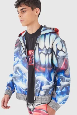 Sale boohoo Oversized Boxy Printed Pu Set multi