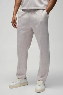 Store boohoo Oversized Boxy Scuba Marl Set ecru marl