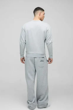Best boohooMAN Oversized Captain Hook License Print Sweatshirt grey marl