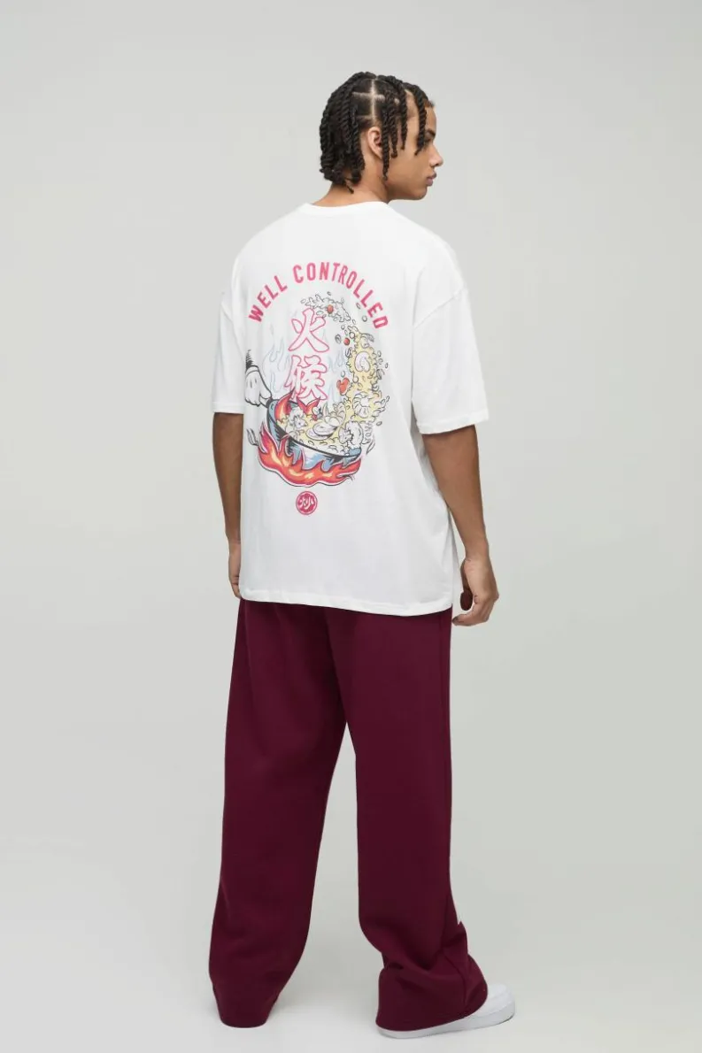 Best boohooMAN Oversized Disney Mickey Mouse License T-Shirt white