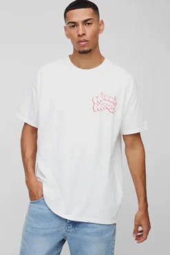 Hot boohooMAN Oversized Disney Minnie Mouse License Print T-Shirt white