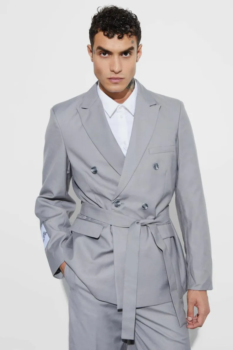 Cheap boohoo Oversized Fit Limited Collection Suit slate