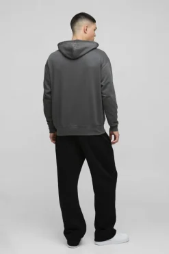 Hot boohooMAN Oversized Linkin Park License Print Hoodie charcoal