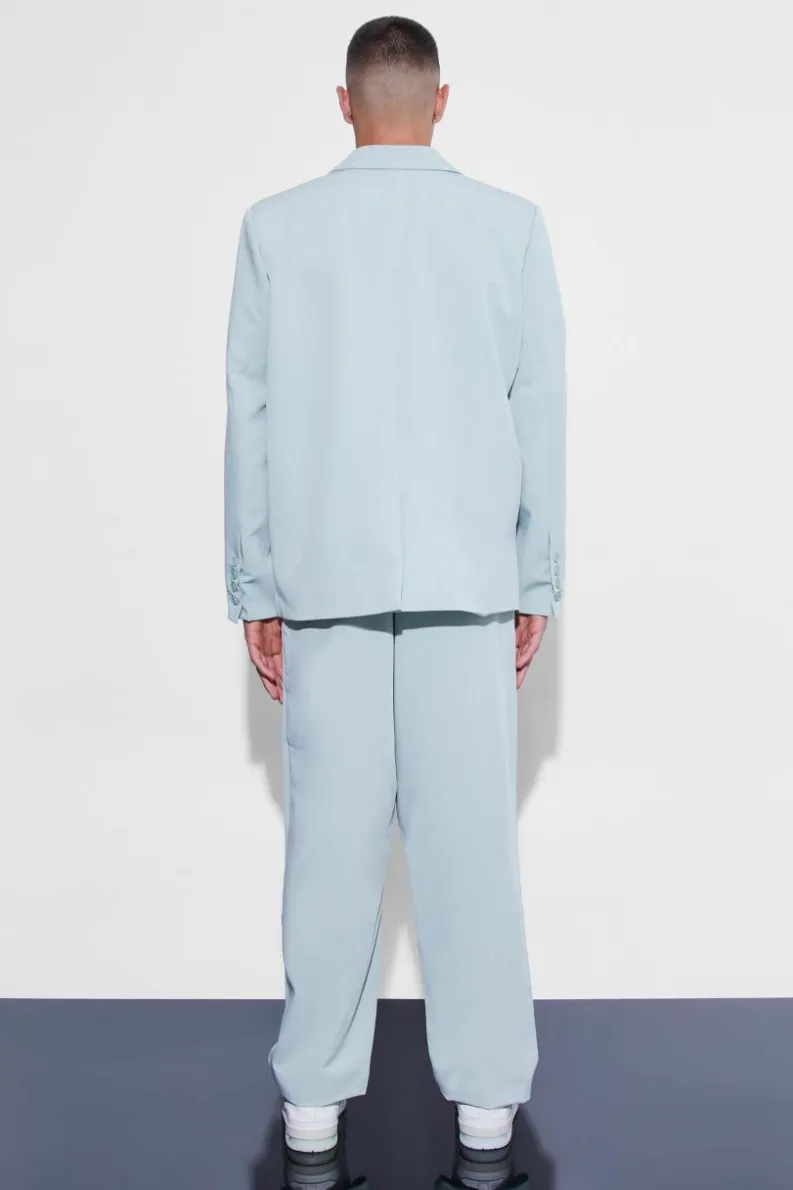 Cheap boohoo Oversized Single Breasted Suit sage