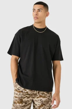 Clearance boohooMAN Oversized Worldwide Dog Graphic T-shirt black