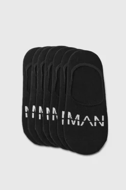Cheap boohooMAN 7 Pack Man Invisible Socks black