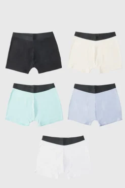 Outlet boohooMAN 5 Pack Man Lounge Boxers multi