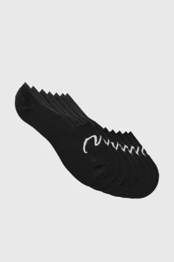 Online boohooMAN 7 Pack Man Signature Invisible Socks black