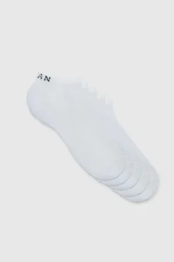 Best boohooMAN 5 Pack Man Trainer Socks white