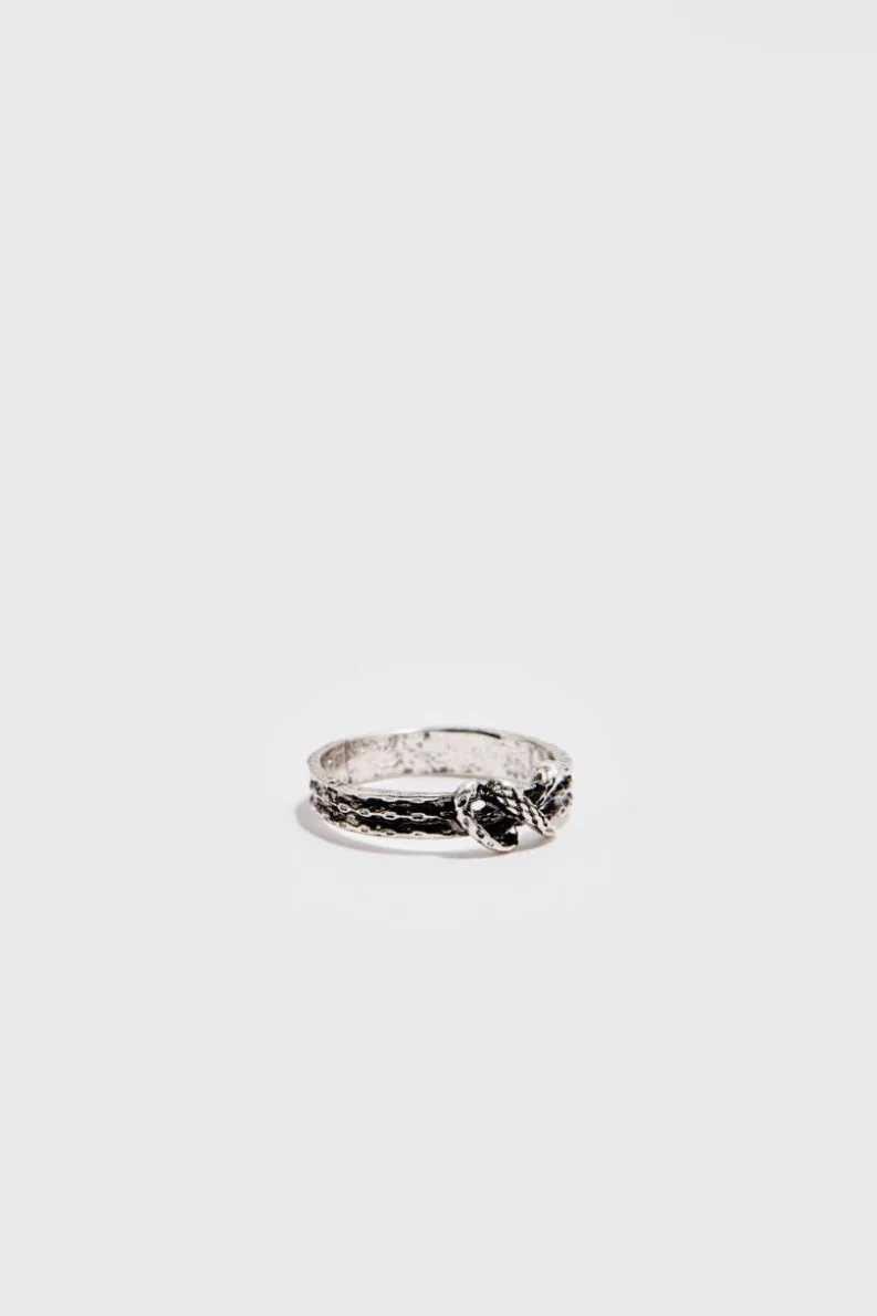 Fashion boohooMAN 4 Pack Rings in Gunmetal gun metal