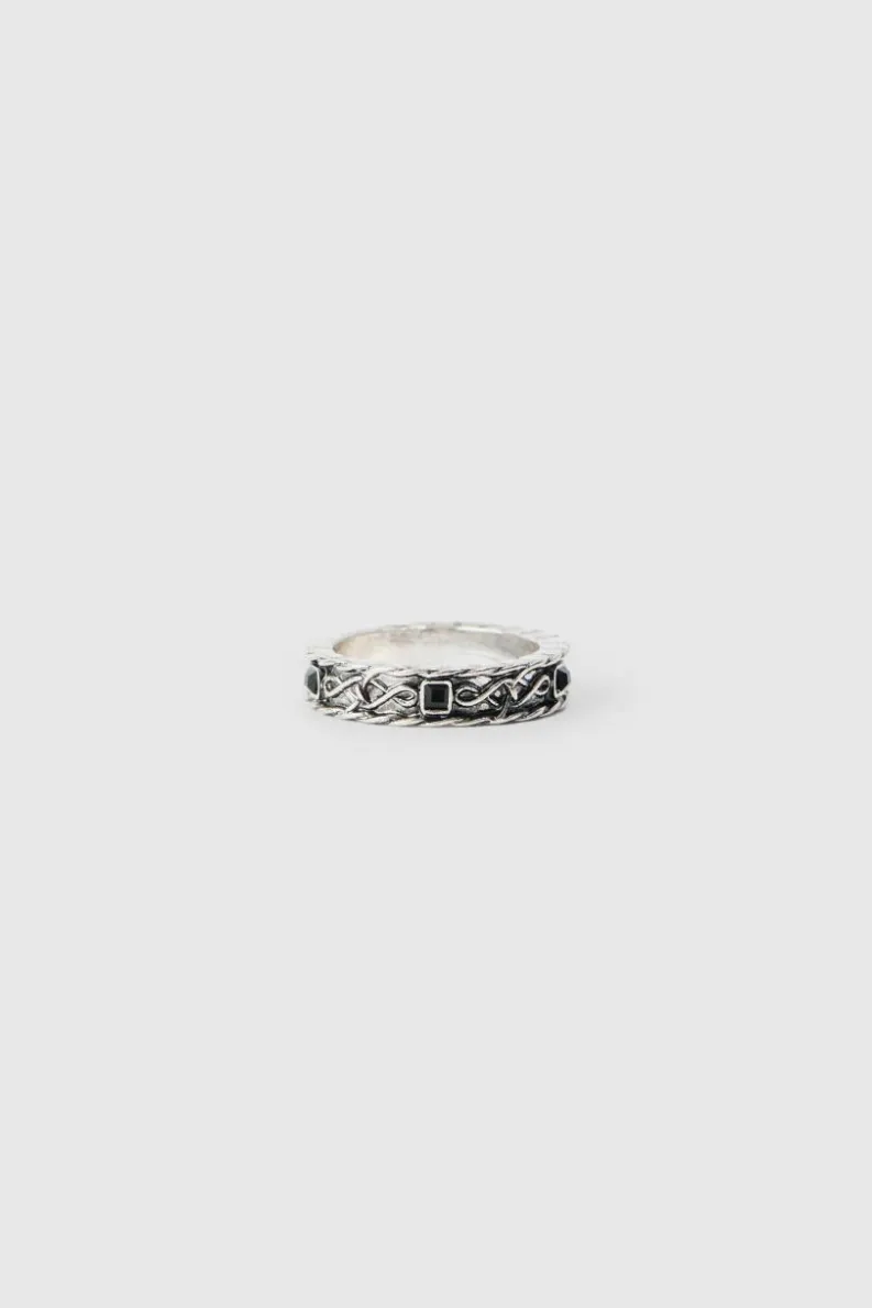 Fashion boohooMAN 3 Pack Stacked Rings In silver