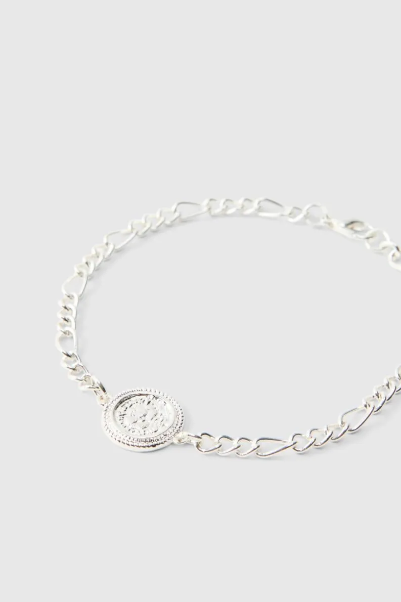 Best Sale boohooMAN Pearl Bracelet 3 Pack silver