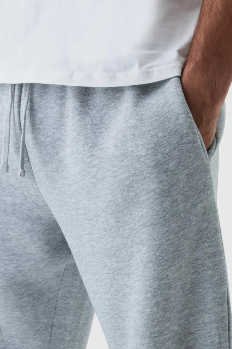 Hot boohooMAN Plus Basic Oversized Fit Jogger grey marl