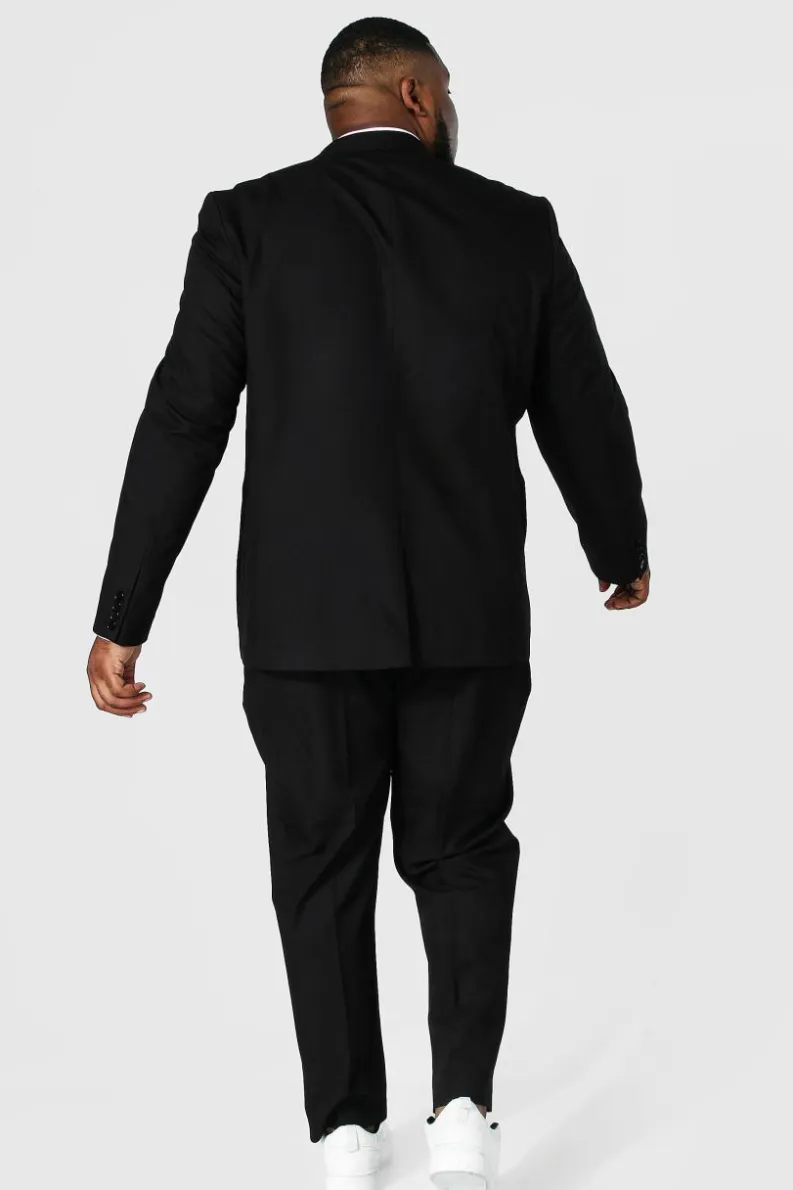 Clearance boohoo Plus Slim Single Breasted Suit black