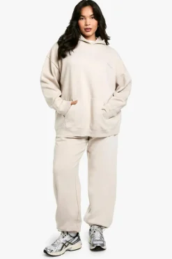 Outlet boohoo Plus Dsgn Studio Embroidered Set stone