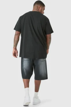 Best Sale boohooMAN Plus Pokemon Gengar Printed Licensed T-shirt In black