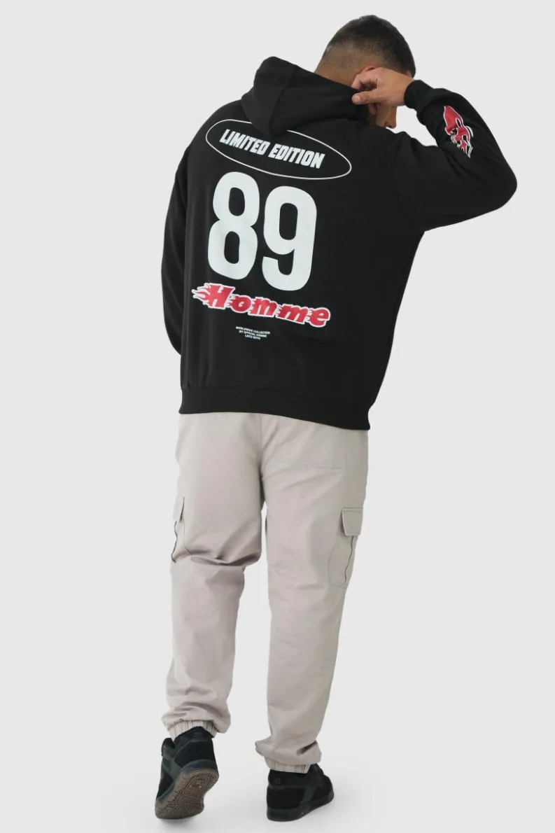 Cheap boohooMAN Plus Slim Fit Cargo Trousers grey
