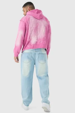 Best boohooMAN Plus Tapered Fit Jeans ice blue