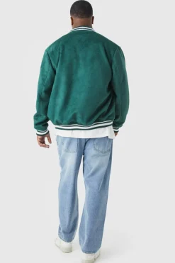 Online boohooMAN Plus Tapered Rigid Jeans light blue