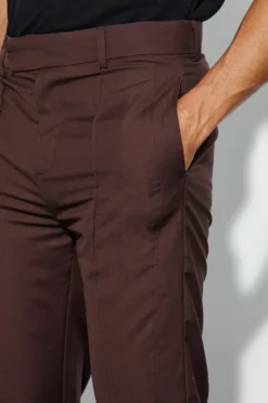 Cheap boohoo Relaxed Fit Cargo Suit chocolate