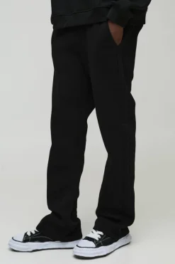 Outlet boohooMAN Relaxed Gusset Jogger black