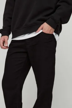 Online boohooMAN Relaxed Rigid Jean true black
