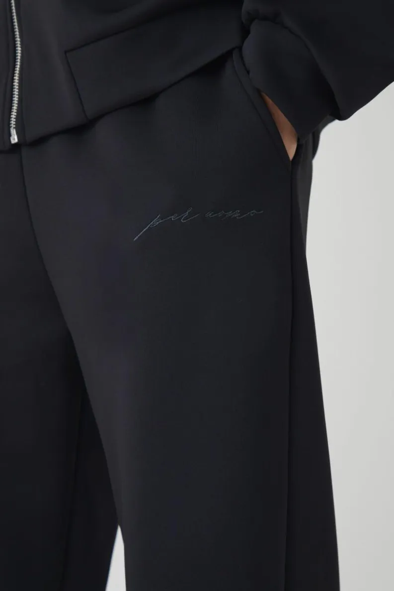 Cheap boohooMAN Relaxed Scuba Jogger black