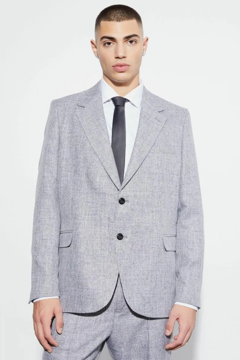 Store boohoo RELAXED SUIT dark grey