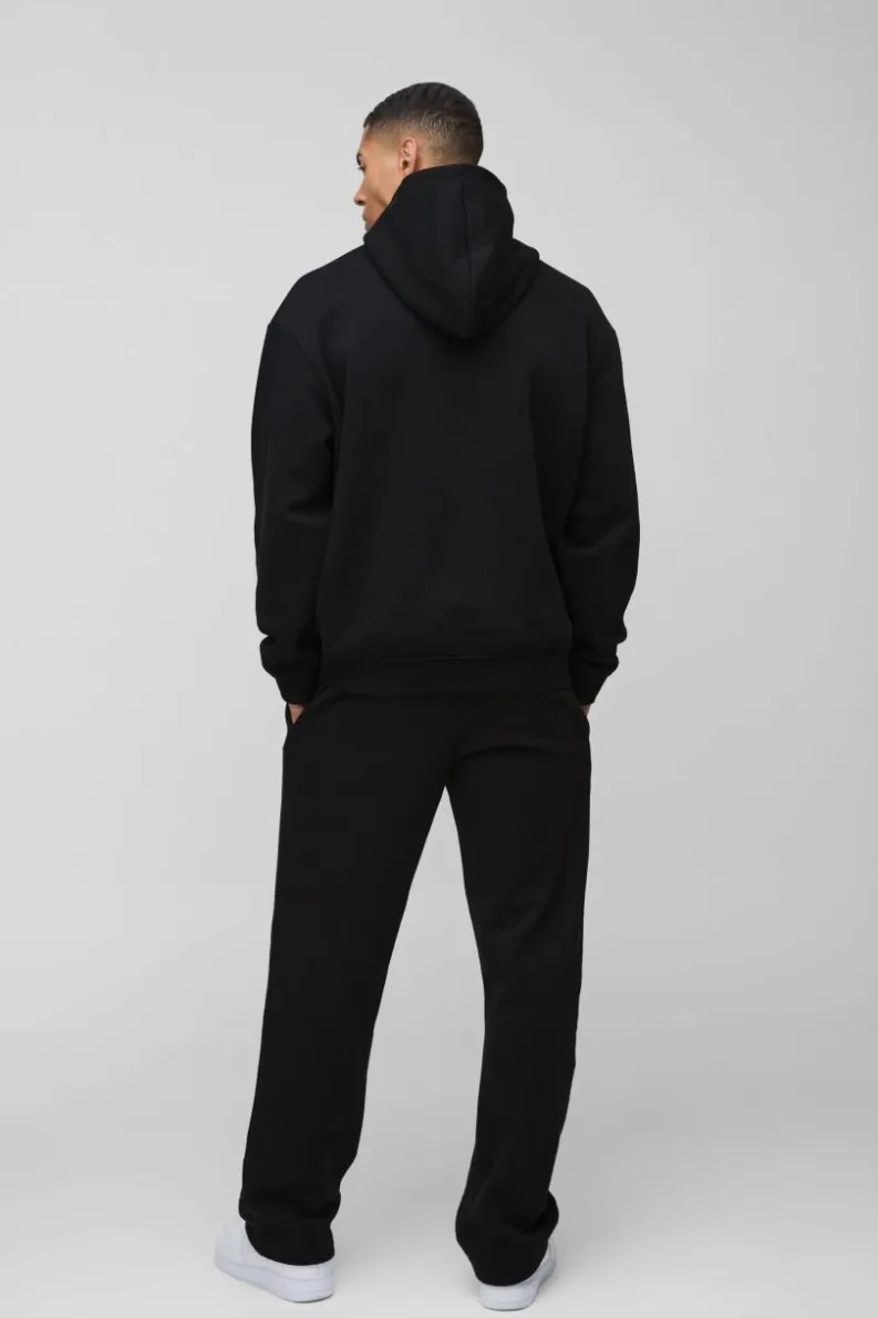 Best Sale boohooMAN Relaxed Worldwide Joggers black
