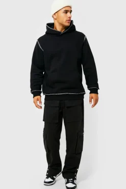 Hot boohooMAN Ribbed Micro Beanie ecru
