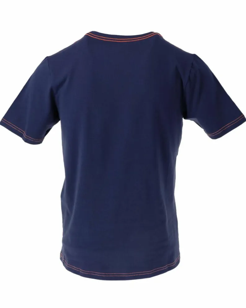 Shop Jeckerson Short Sleeve Crew Neck T-Shirt - Blue