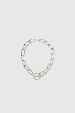 Shop boohooMAN Chain Bracelet silver