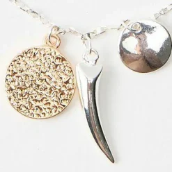 Cheap boohooMAN Necklace With Charms silver