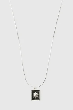 New boohooMAN Pendant Necklace silver