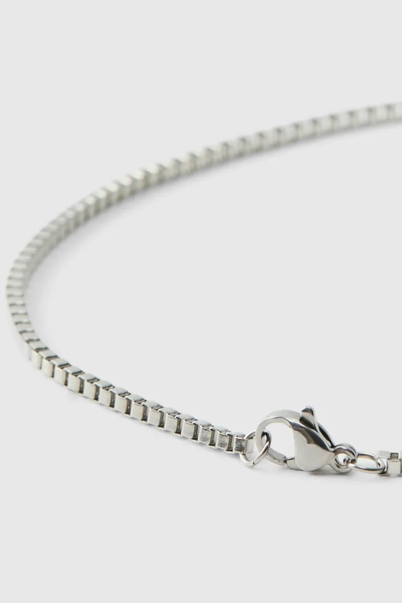 Clearance boohooMAN Single Layer Necklace silver