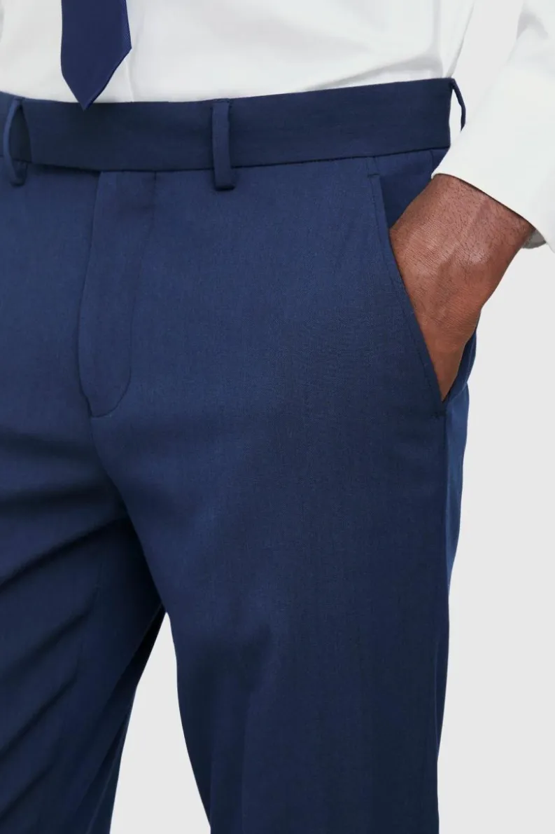 Store boohoo Single Breasted Sleeveless Suit Jacket & Trouser navy