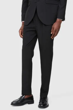 Outlet boohoo Single Breasted Straight Fit Suit Set black